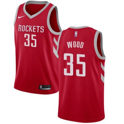 Nike Houston Rockets #35 Christian Wood Red Youth NBA Swingman Icon Edition Jersey